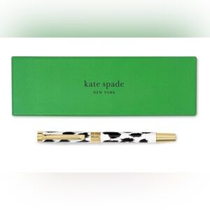 NIB Kate Spade Modern Leopard Ballpoint Pen with Black Ink